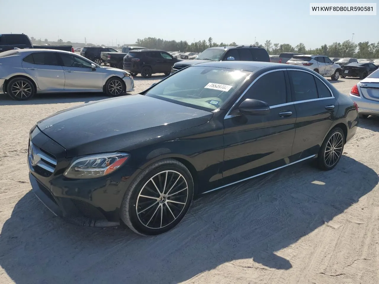 2020 Mercedes-Benz C 300 VIN: W1KWF8DB0LR590581 Lot: 75549704