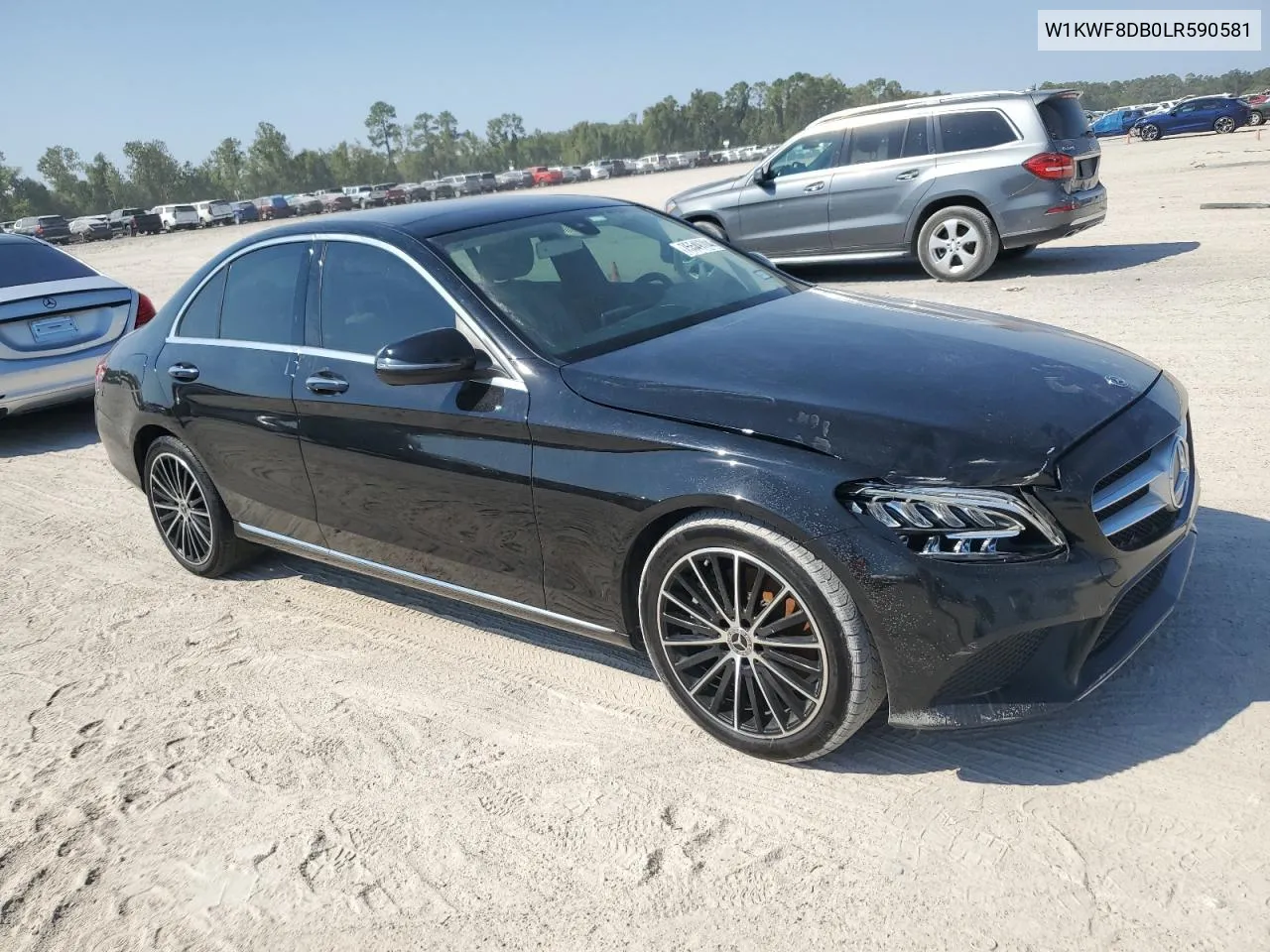 2020 Mercedes-Benz C 300 VIN: W1KWF8DB0LR590581 Lot: 75549704