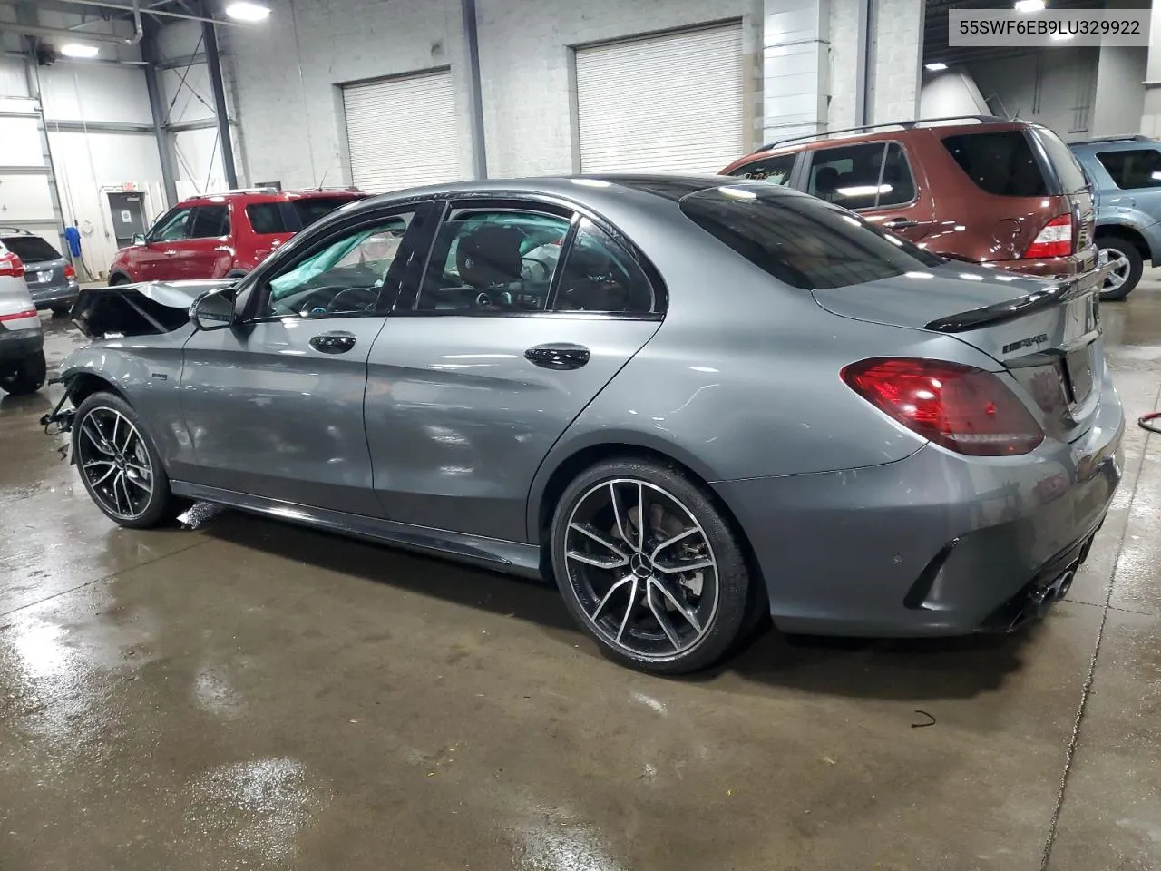 2020 Mercedes-Benz C 43 Amg VIN: 55SWF6EB9LU329922 Lot: 75695854