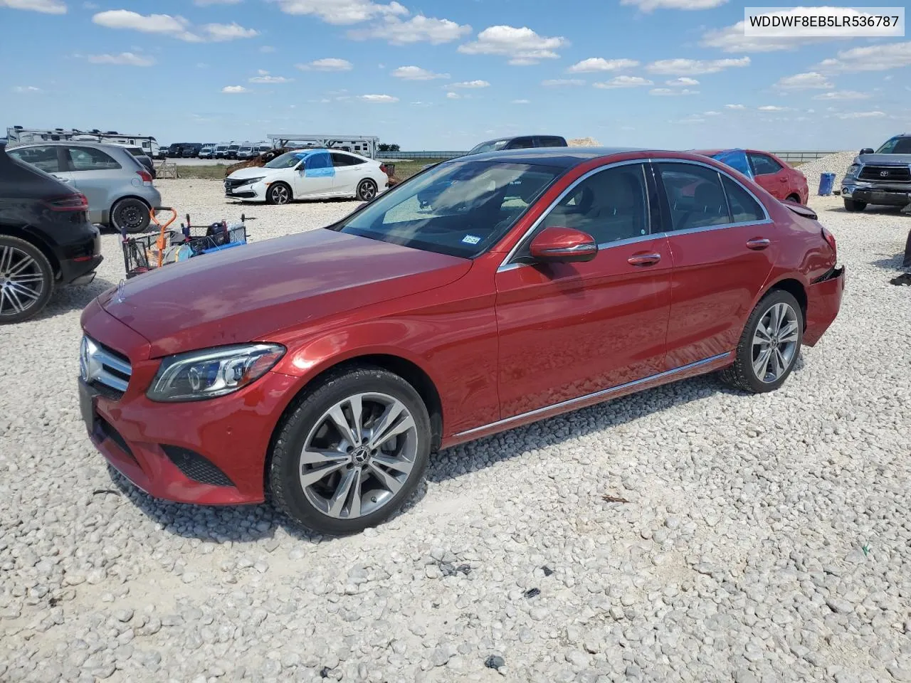 2020 Mercedes-Benz C 300 4Matic VIN: WDDWF8EB5LR536787 Lot: 75825154