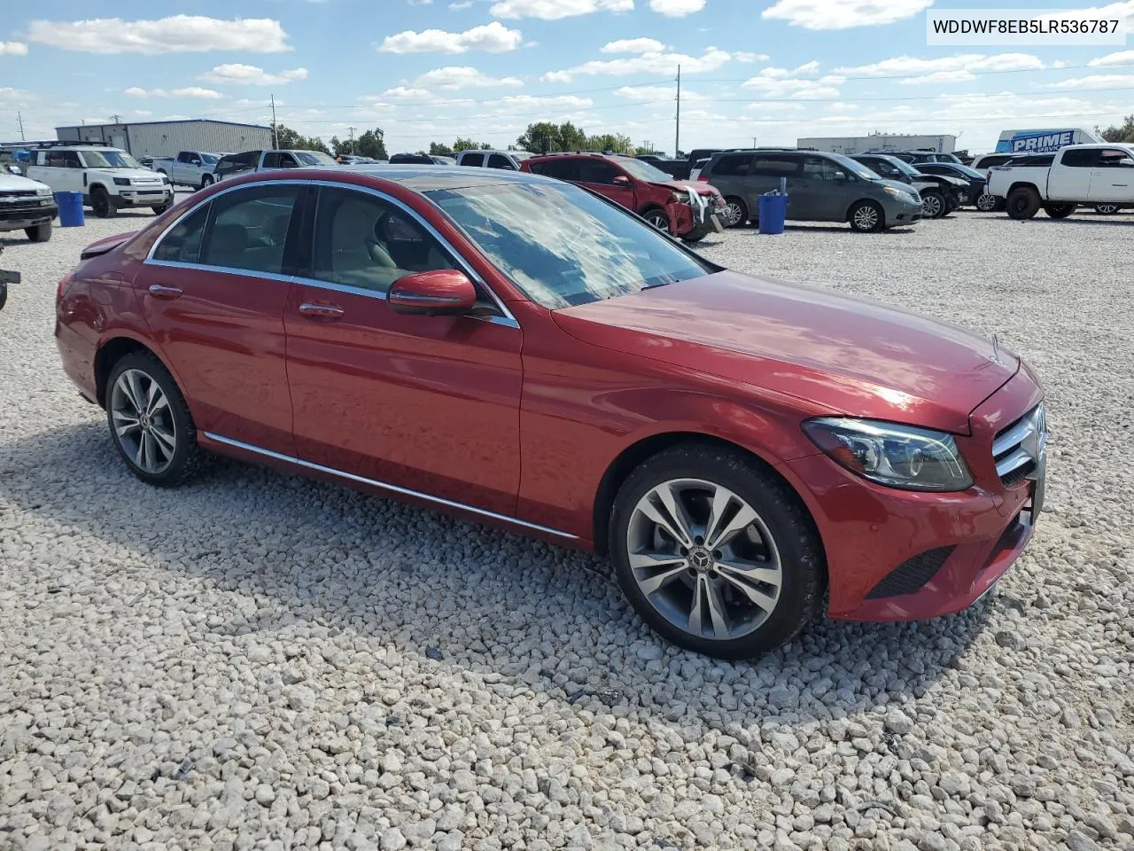 2020 Mercedes-Benz C 300 4Matic VIN: WDDWF8EB5LR536787 Lot: 75825154