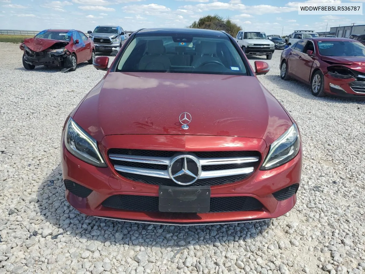 2020 Mercedes-Benz C 300 4Matic VIN: WDDWF8EB5LR536787 Lot: 75825154