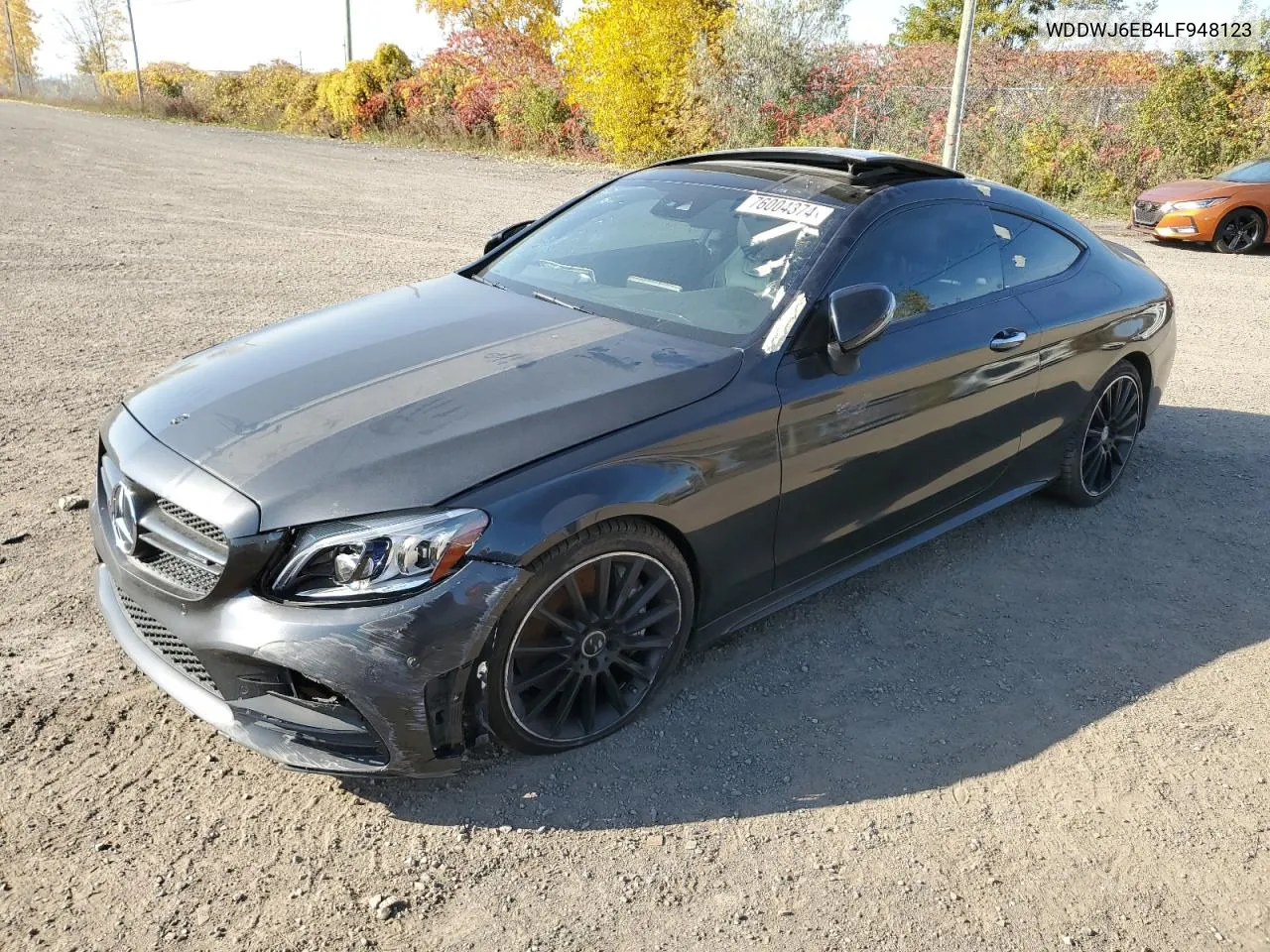 2020 Mercedes-Benz C 43 Amg VIN: WDDWJ6EB4LF948123 Lot: 76004374