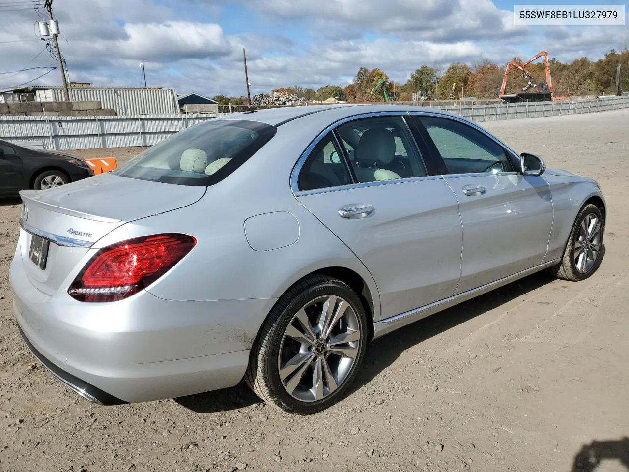 2020 Mercedes-Benz C 300 4Matic VIN: 55SWF8EB1LU327979 Lot: 76234574