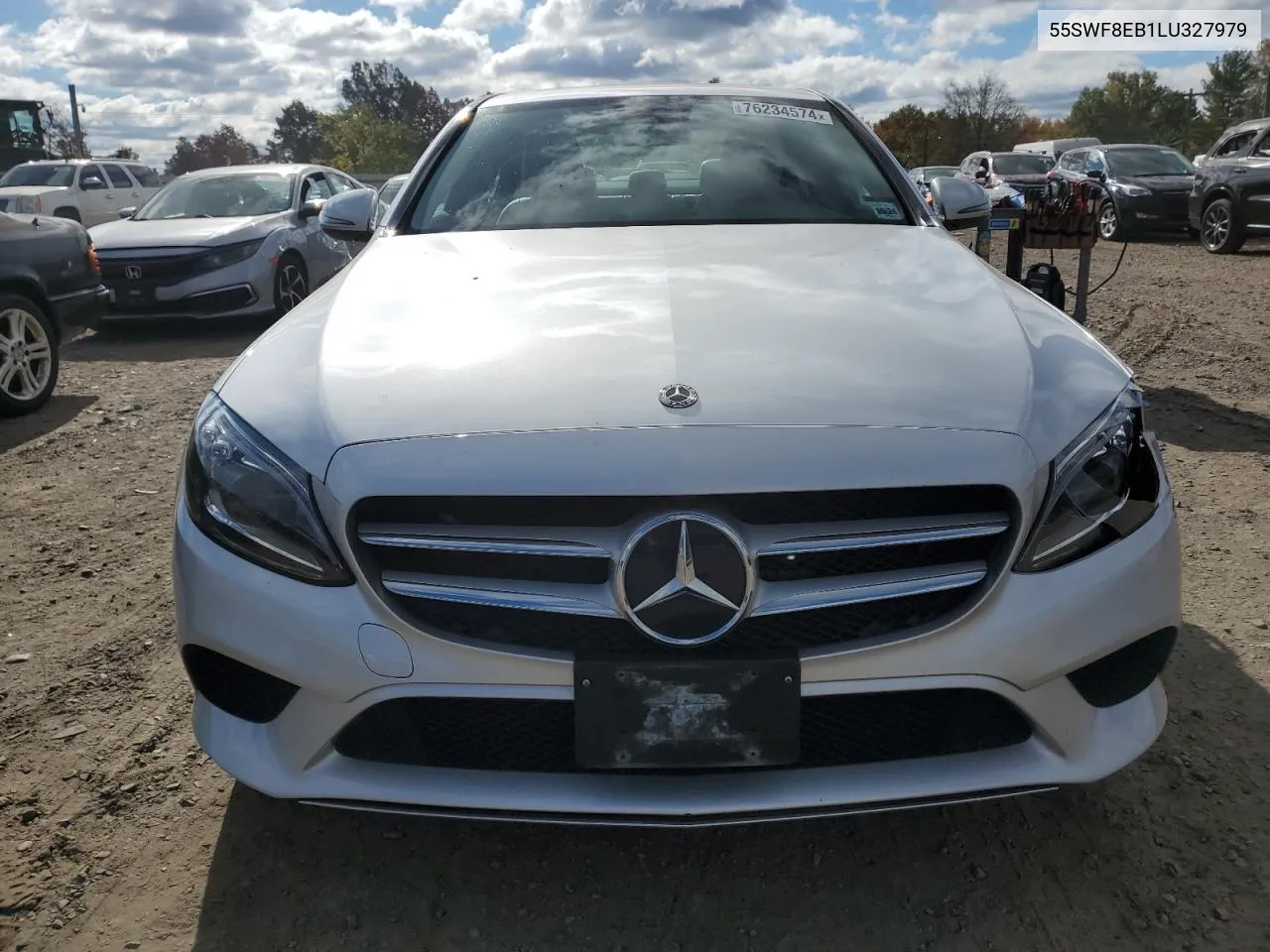 2020 Mercedes-Benz C 300 4Matic VIN: 55SWF8EB1LU327979 Lot: 76234574