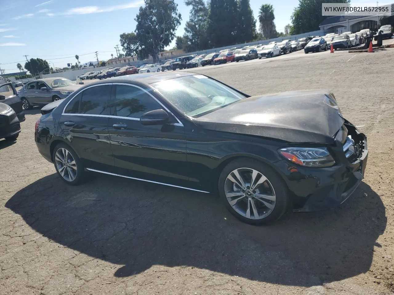 2020 Mercedes-Benz C 300 VIN: W1KWF8DB2LR572955 Lot: 76802904