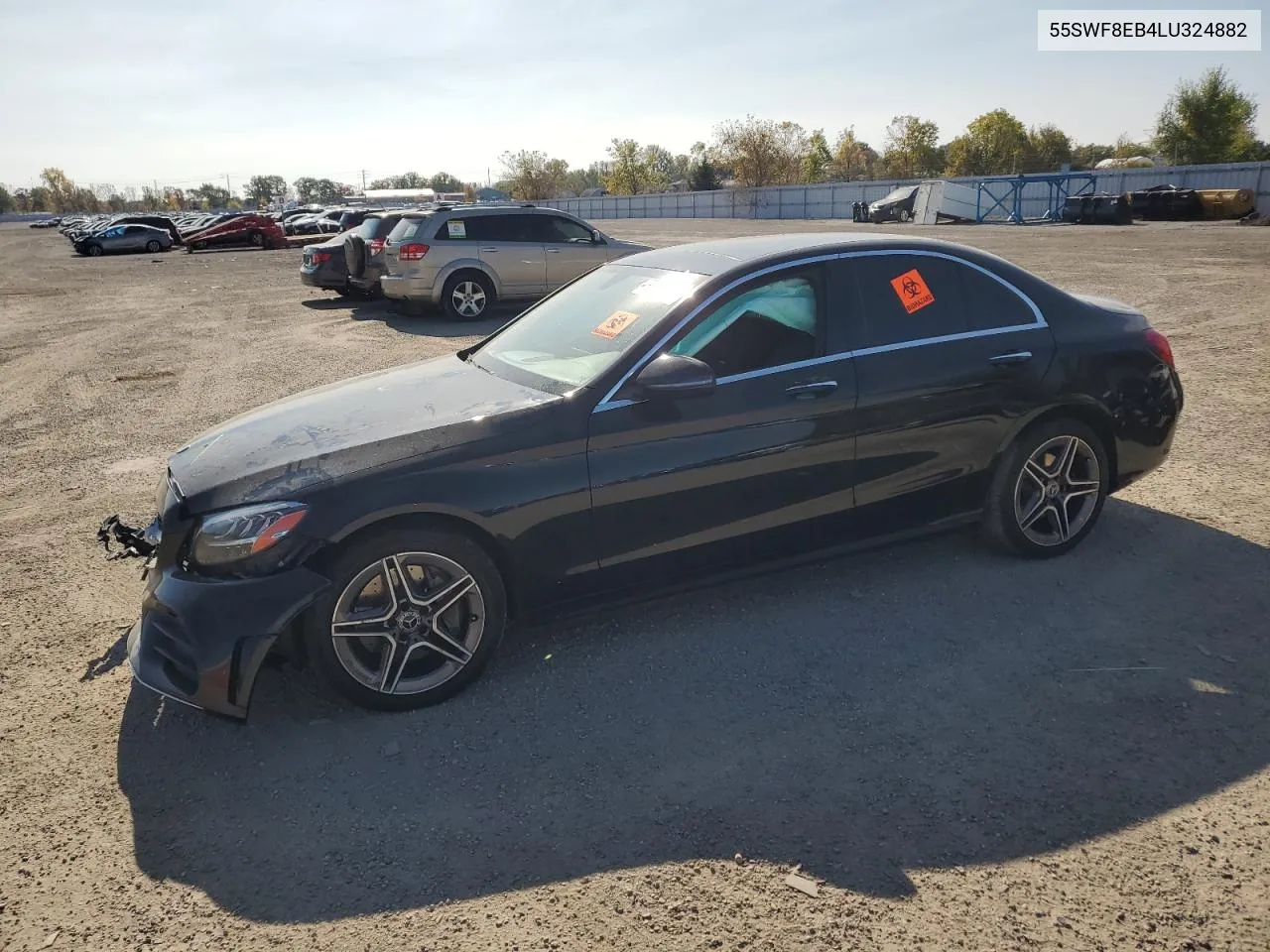 2020 Mercedes-Benz C 300 4Matic VIN: 55SWF8EB4LU324882 Lot: 76970464