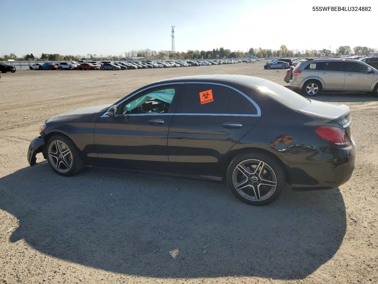 2020 Mercedes-Benz C 300 4Matic VIN: 55SWF8EB4LU324882 Lot: 76970464