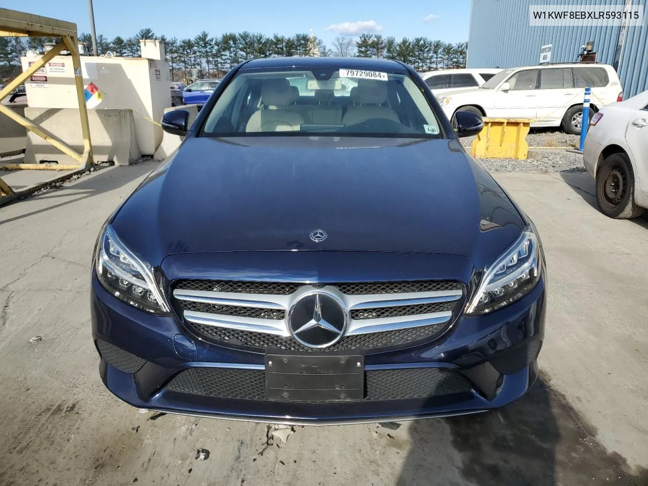 2020 Mercedes-Benz C 300 4Matic VIN: W1KWF8EBXLR593115 Lot: 79729084