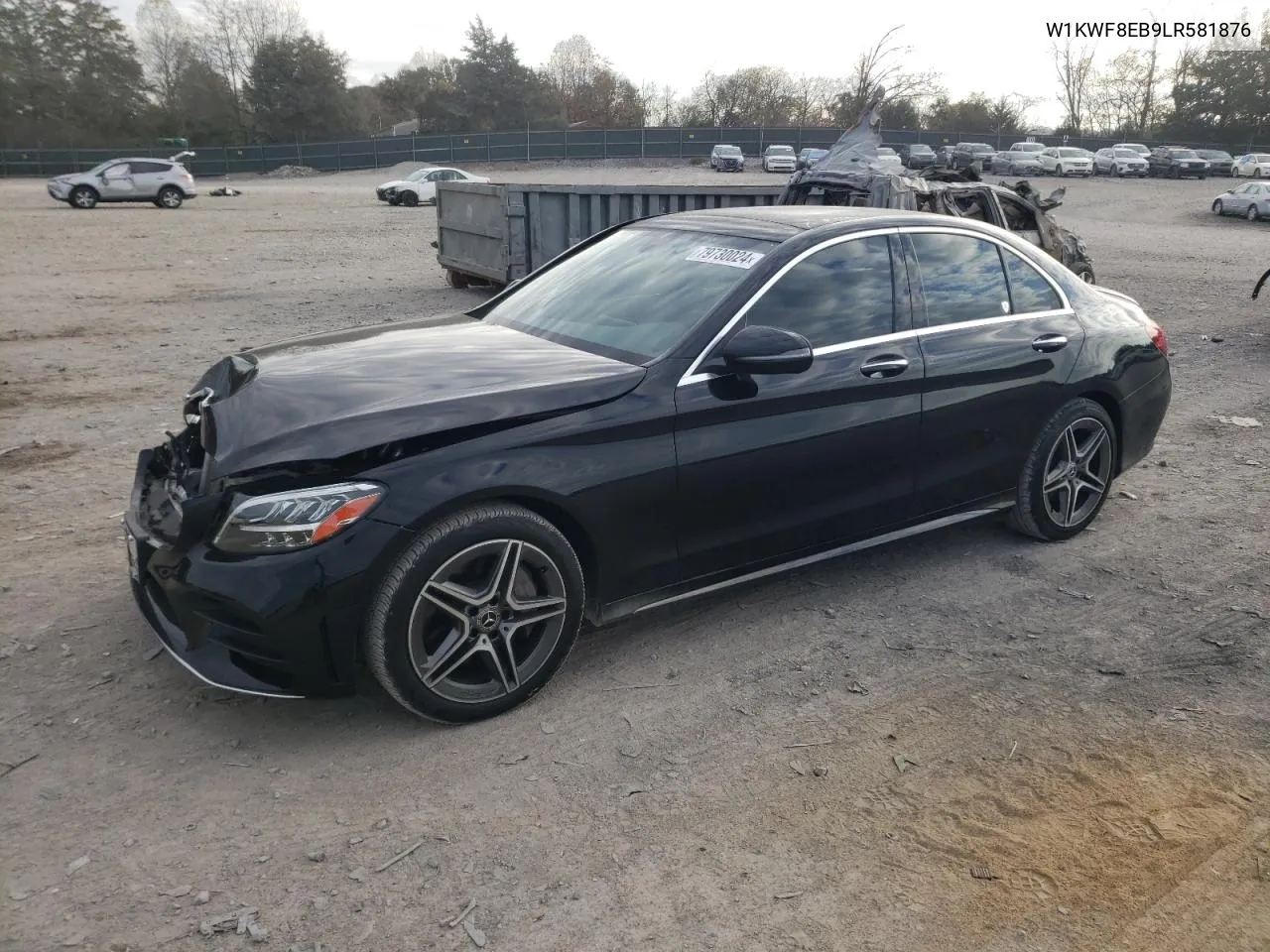 2020 Mercedes-Benz C 300 4Matic VIN: W1KWF8EB9LR581876 Lot: 79730024