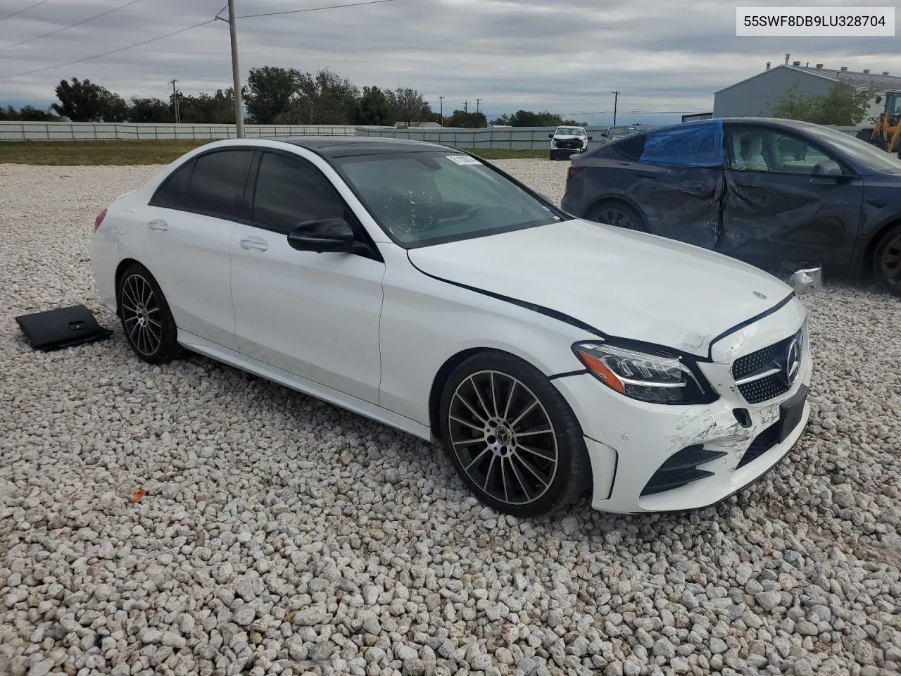 2020 Mercedes-Benz C 300 VIN: 55SWF8DB9LU328704 Lot: 81100014