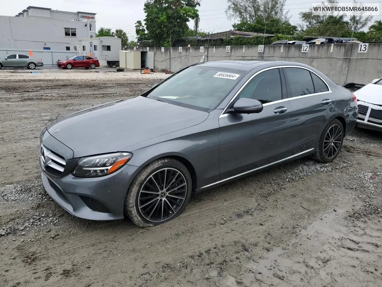 2021 Mercedes-Benz C 300 VIN: W1KWF8DB5MR645866 Lot: 58928804