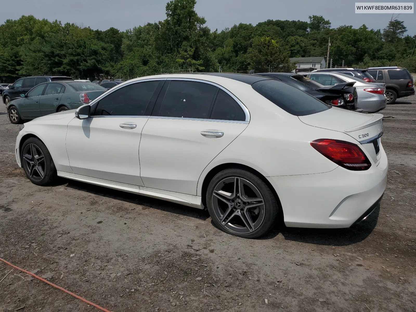 2021 Mercedes-Benz C 300 4Matic VIN: W1KWF8EB0MR631839 Lot: 65123714