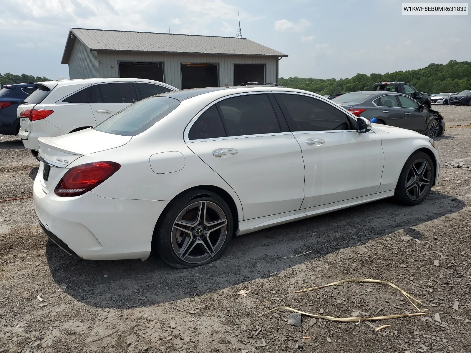 2021 Mercedes-Benz C 300 4Matic VIN: W1KWF8EB0MR631839 Lot: 65123714