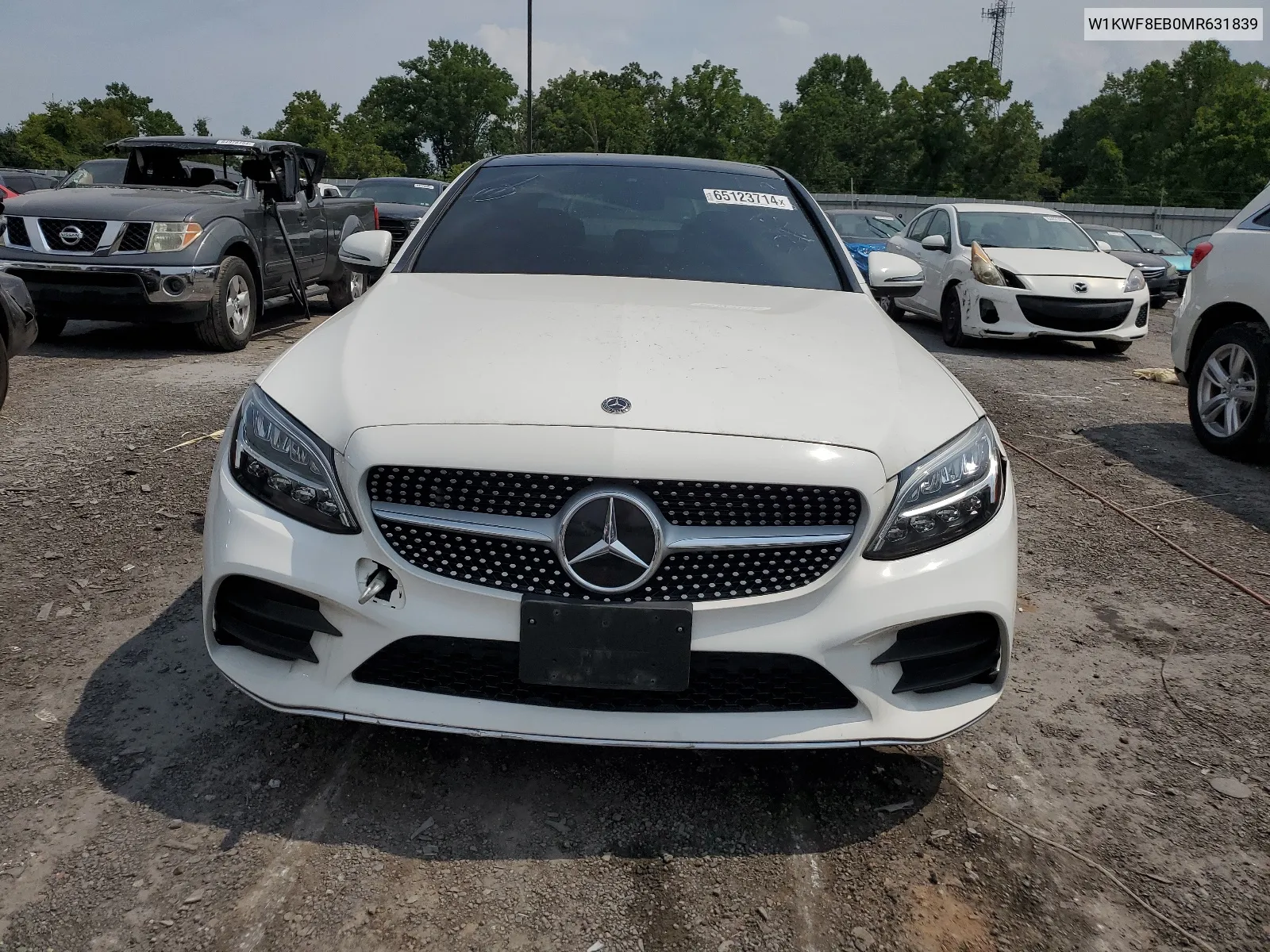 2021 Mercedes-Benz C 300 4Matic VIN: W1KWF8EB0MR631839 Lot: 65123714