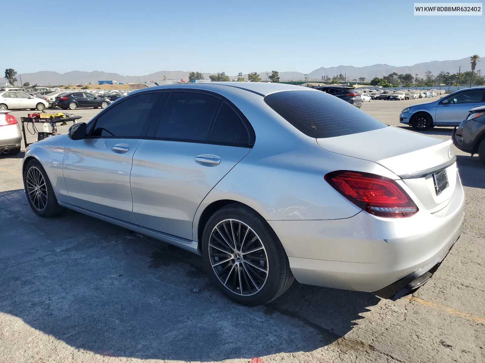 2021 Mercedes-Benz C 300 VIN: W1KWF8DB8MR632402 Lot: 67762734