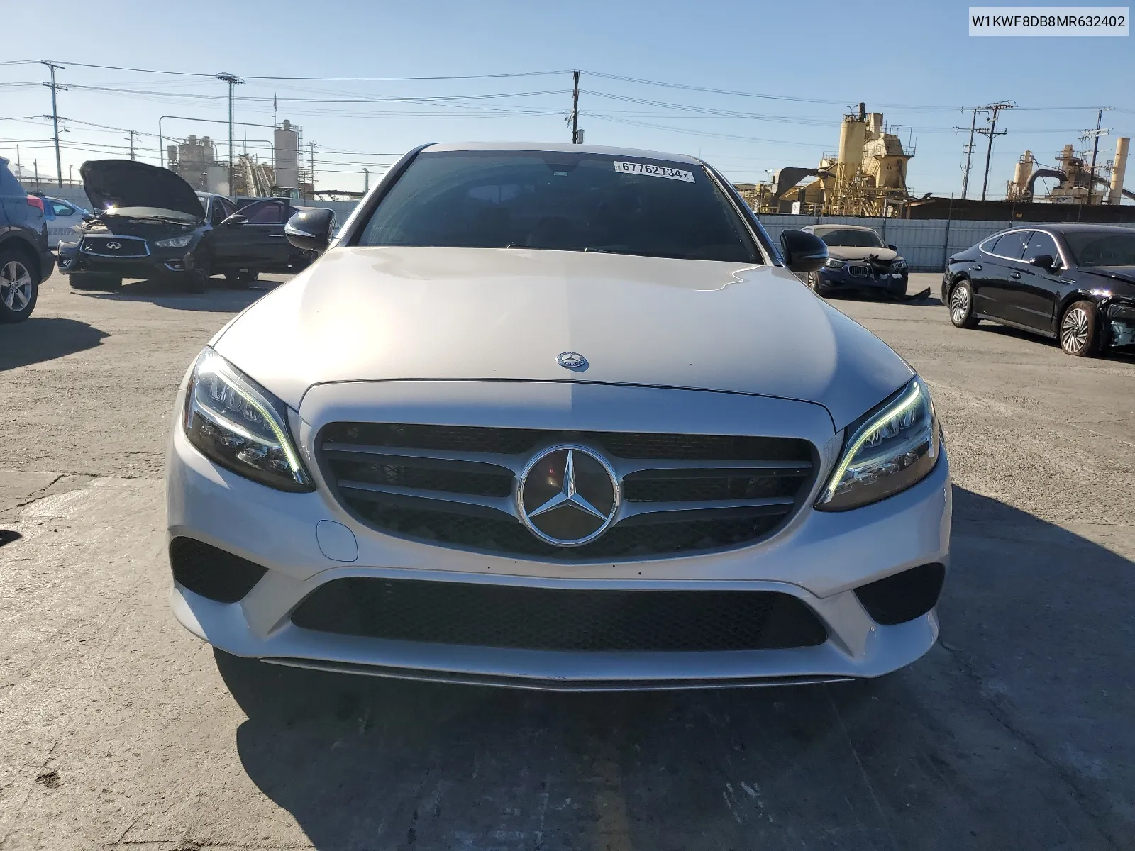 2021 Mercedes-Benz C 300 VIN: W1KWF8DB8MR632402 Lot: 67762734