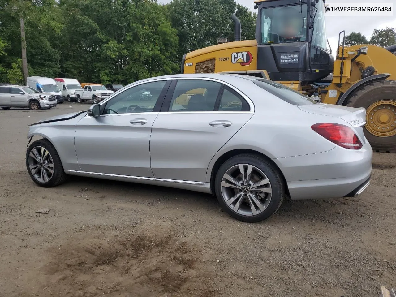 2021 Mercedes-Benz C 300 4Matic VIN: W1KWF8EB8MR626484 Lot: 71239094