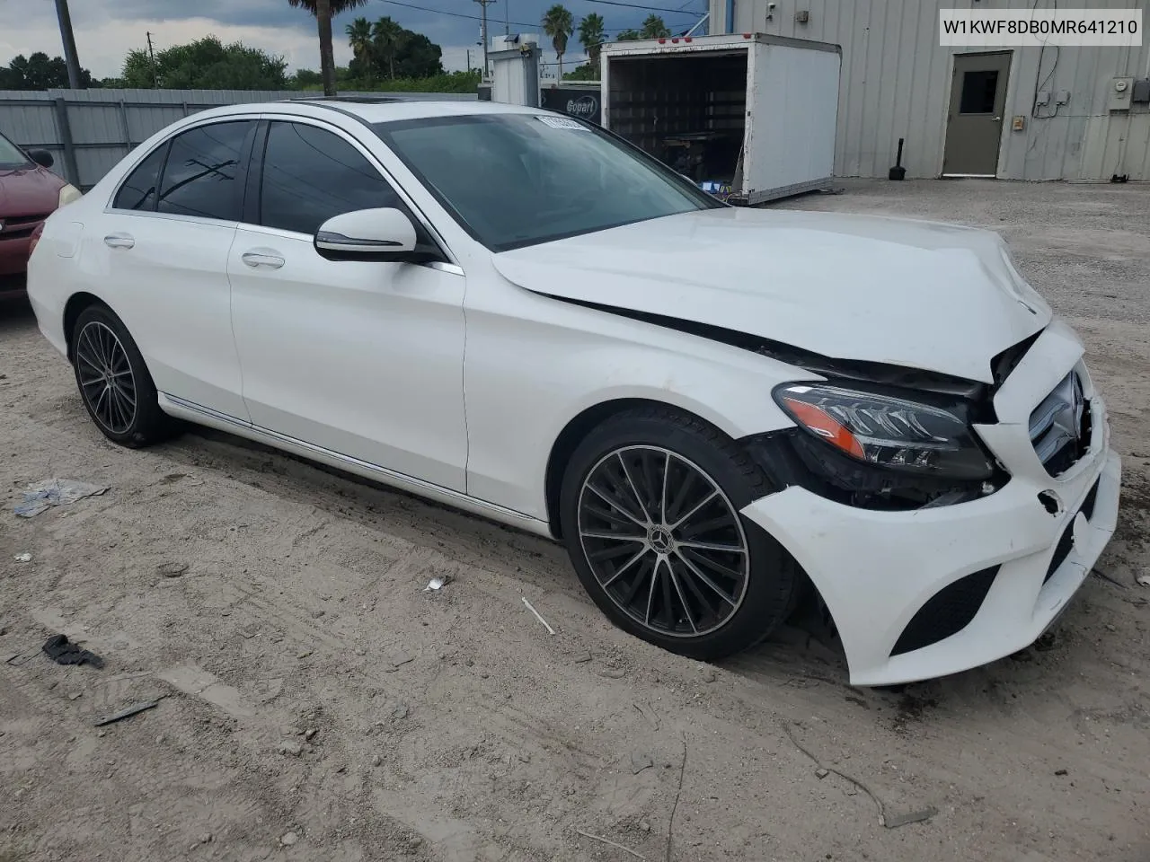 2021 Mercedes-Benz C 300 VIN: W1KWF8DB0MR641210 Lot: 71653624