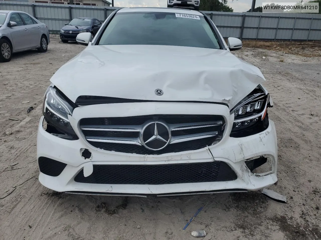 2021 Mercedes-Benz C 300 VIN: W1KWF8DB0MR641210 Lot: 71653624