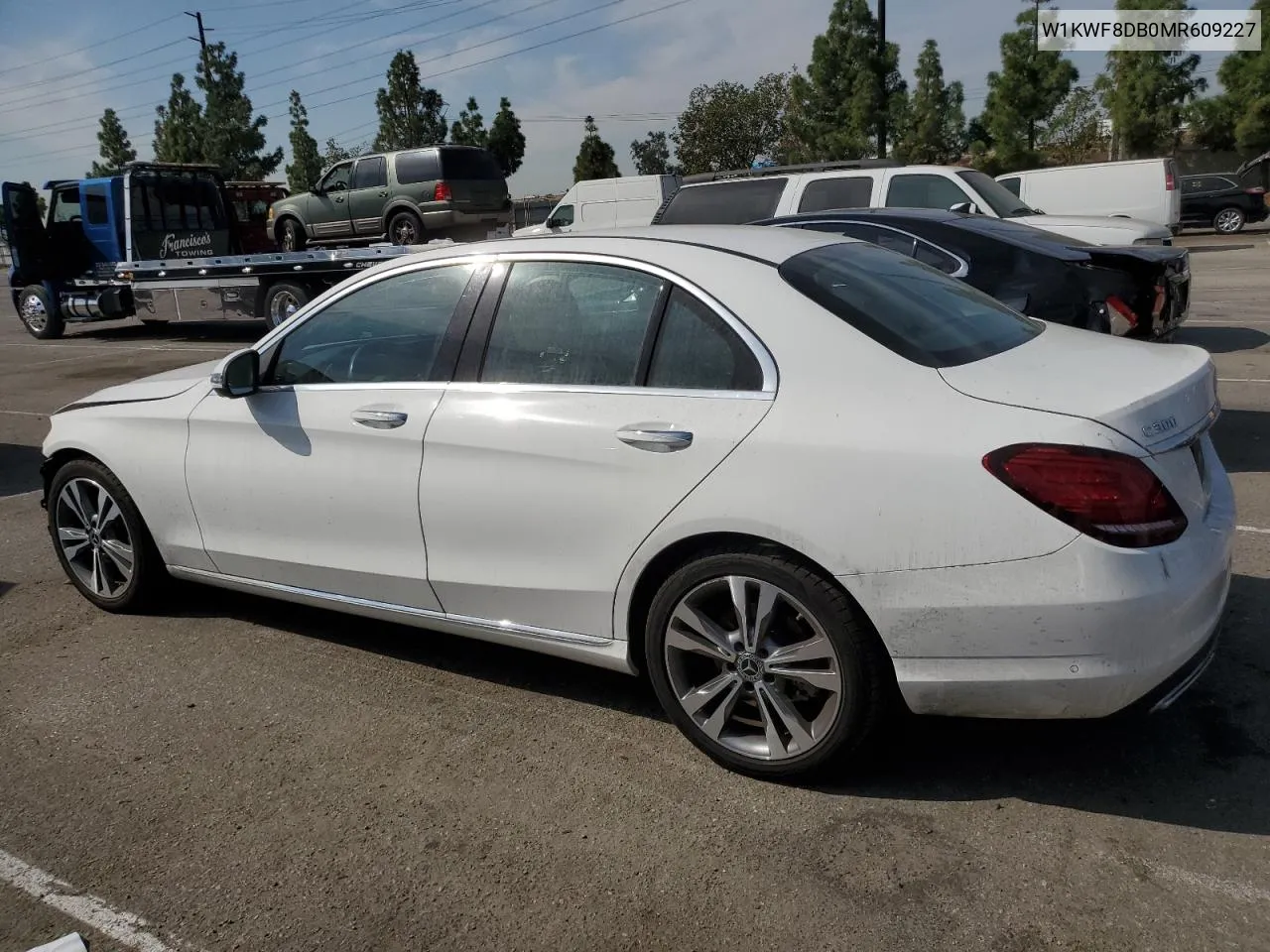 2021 Mercedes-Benz C 300 VIN: W1KWF8DB0MR609227 Lot: 71777534