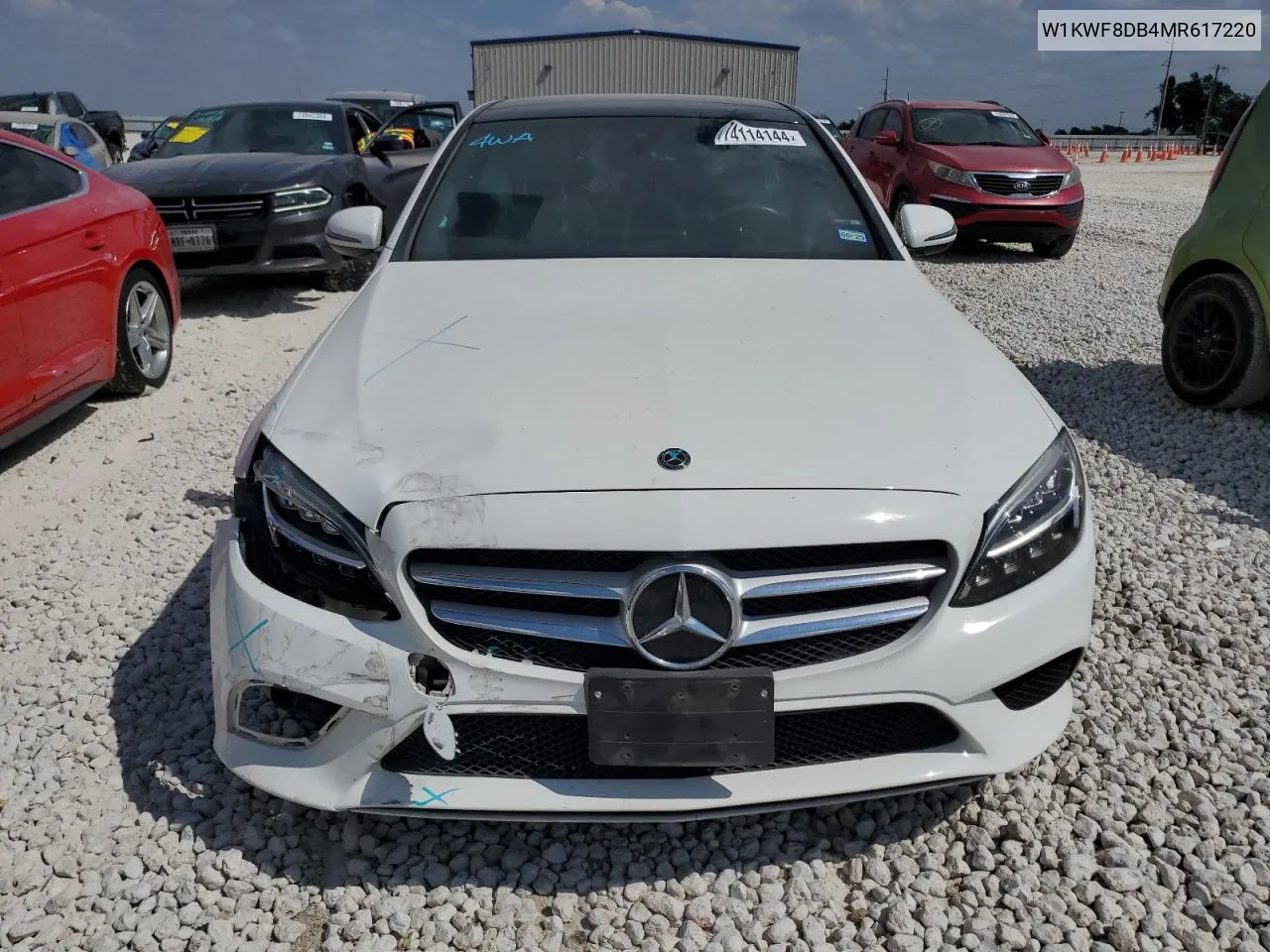 2021 Mercedes-Benz C 300 VIN: W1KWF8DB4MR617220 Lot: 74114144