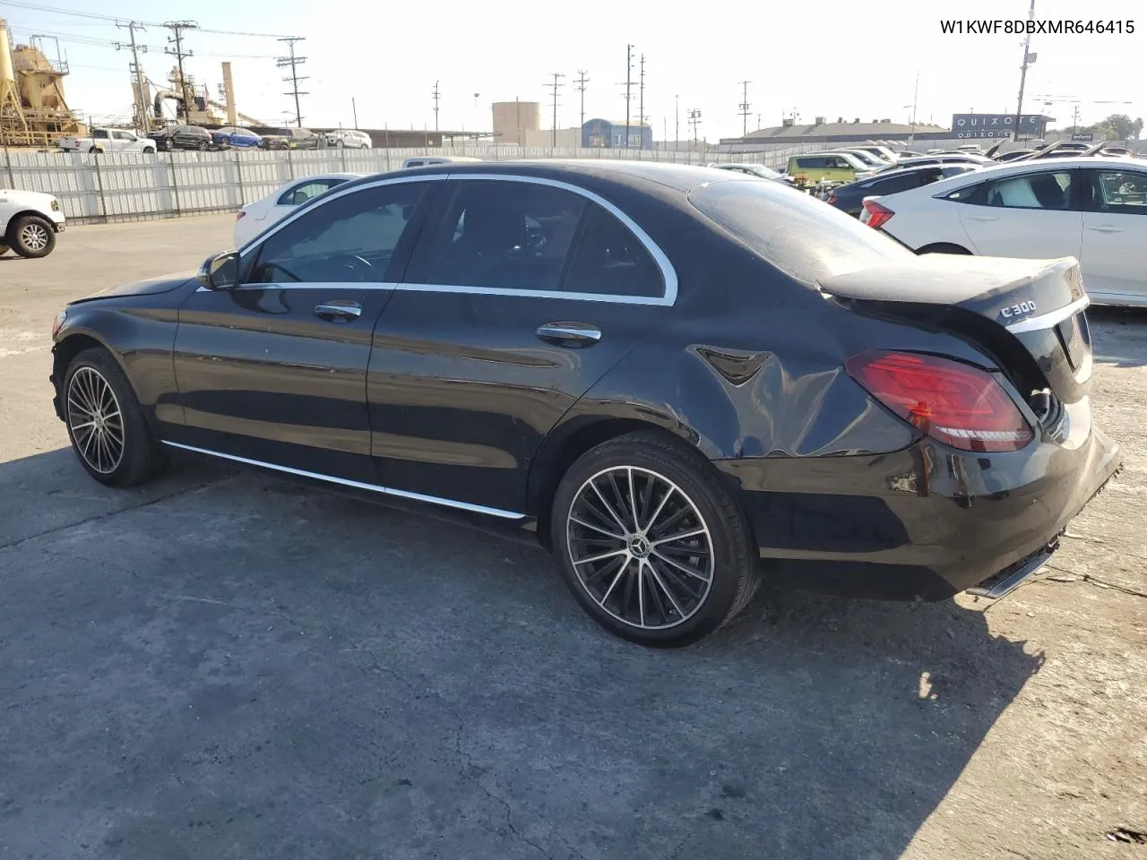 2021 Mercedes-Benz C 300 VIN: W1KWF8DBXMR646415 Lot: 74138624