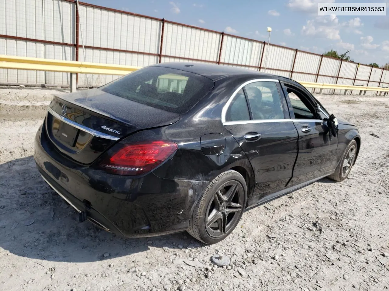 W1KWF8EB5MR615653 2021 Mercedes-Benz C 300 4Matic