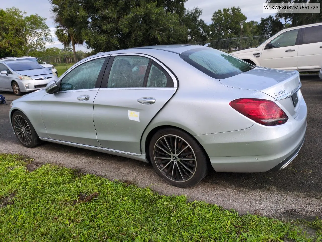 2021 Mercedes-Benz C 300 VIN: W1KWF8DB2MR651723 Lot: 74652774