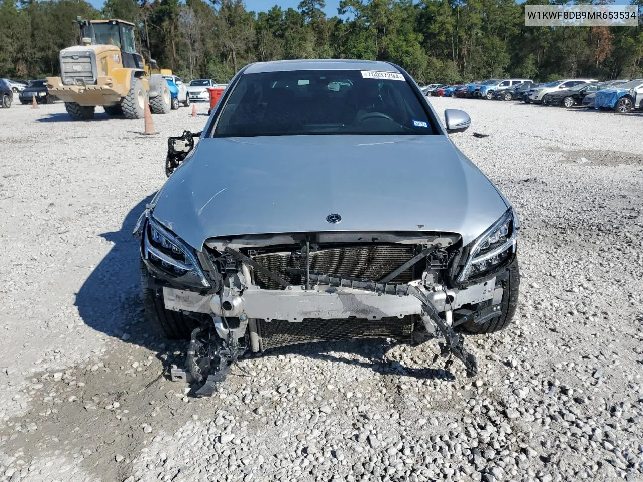 2021 Mercedes-Benz C 300 VIN: W1KWF8DB9MR653534 Lot: 76037294