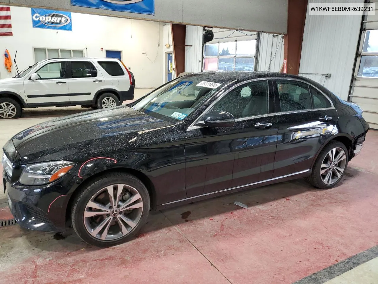 2021 Mercedes-Benz C 300 4Matic VIN: W1KWF8EB0MR639231 Lot: 76114494