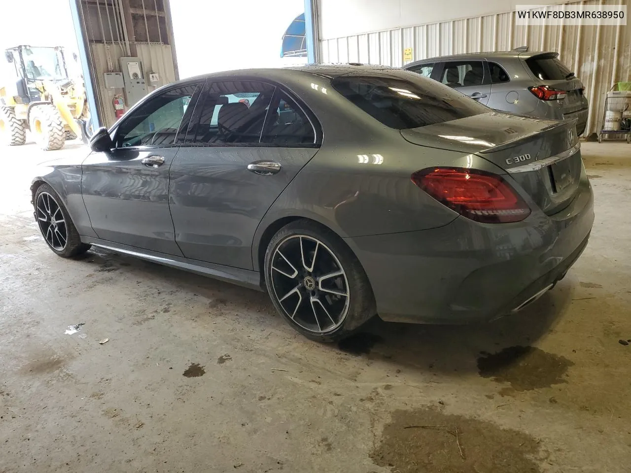 2021 Mercedes-Benz C 300 VIN: W1KWF8DB3MR638950 Lot: 78598074