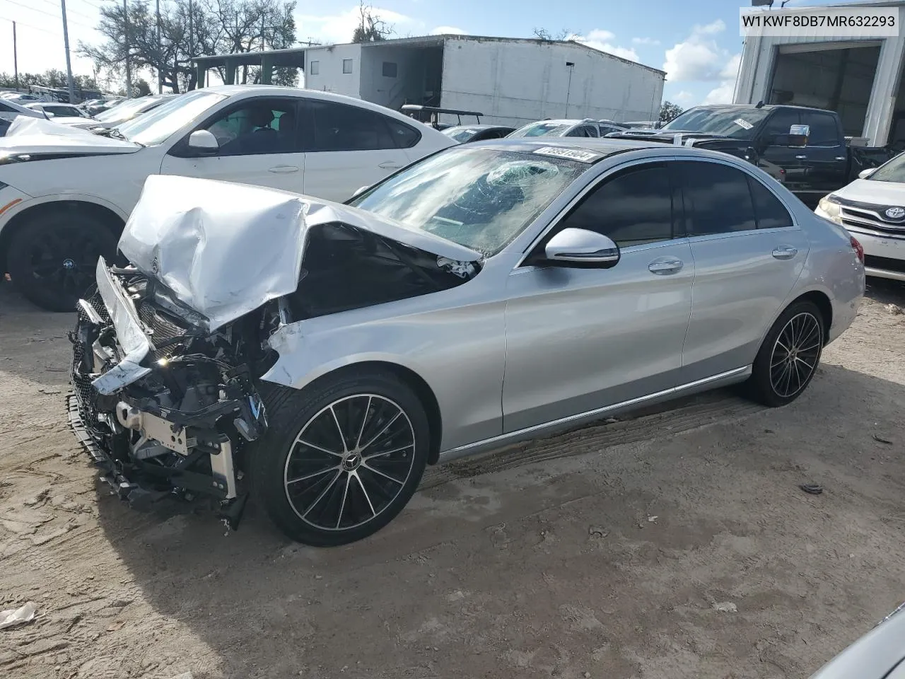 2021 Mercedes-Benz C 300 VIN: W1KWF8DB7MR632293 Lot: 78991904