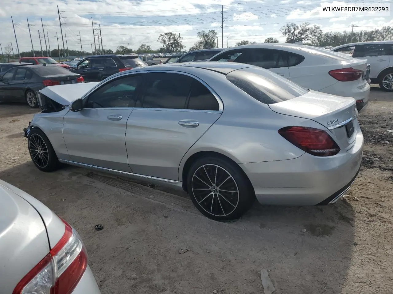 2021 Mercedes-Benz C 300 VIN: W1KWF8DB7MR632293 Lot: 78991904