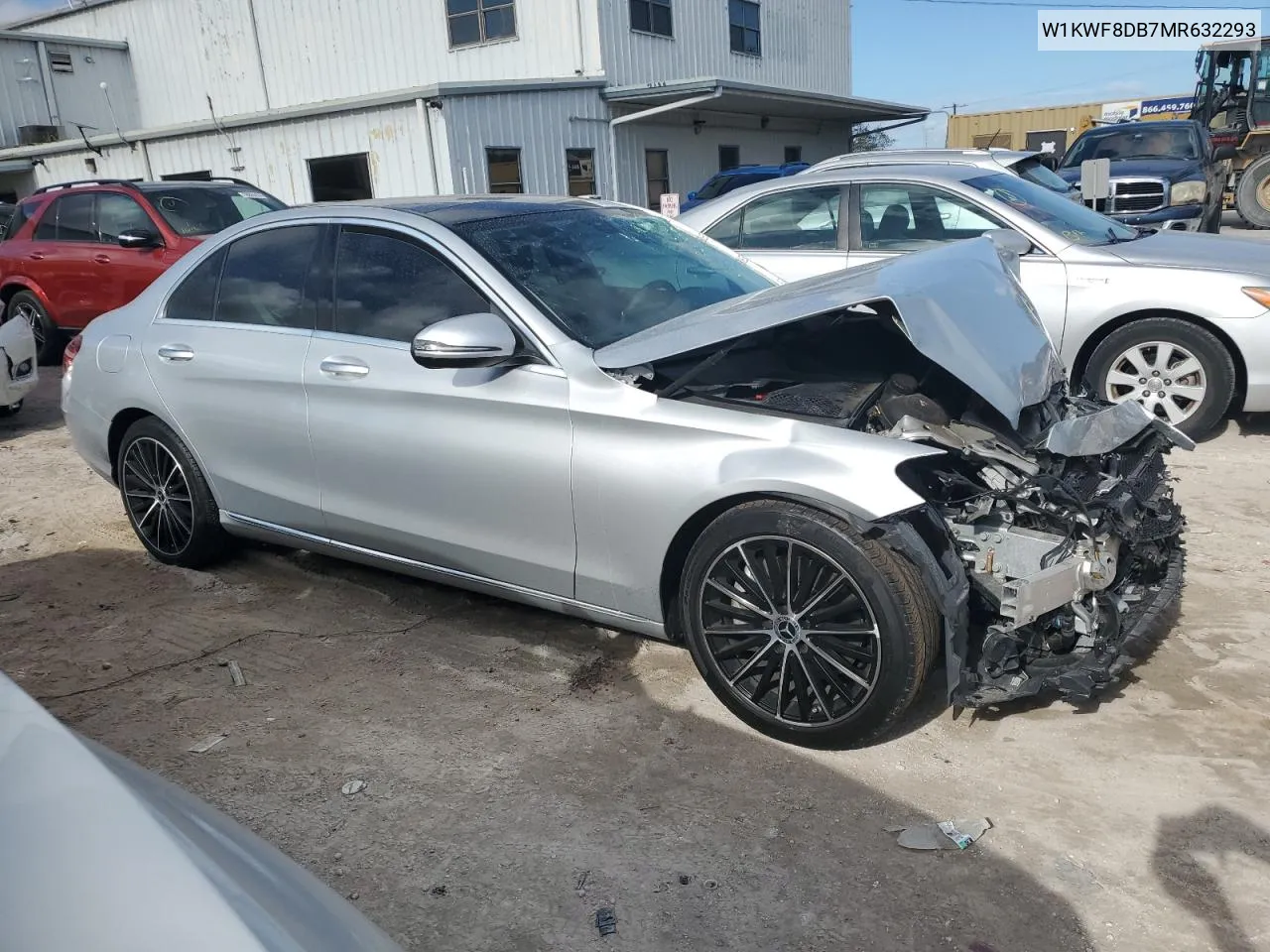 2021 Mercedes-Benz C 300 VIN: W1KWF8DB7MR632293 Lot: 78991904