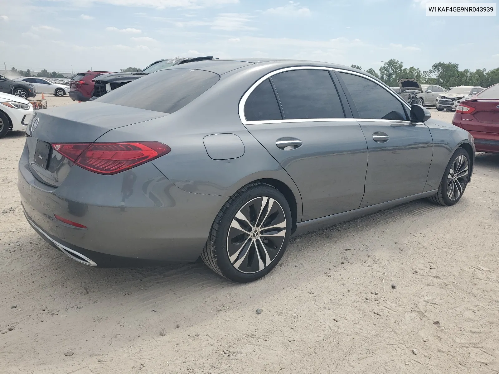 2022 Mercedes-Benz C 300 VIN: W1KAF4GB9NR043939 Lot: 66687794