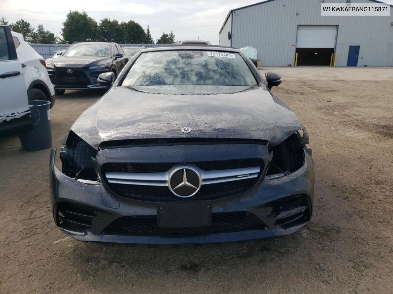 2022 Mercedes-Benz C 43 Amg VIN: W1KWK6EB6NG115871 Lot: 72173444