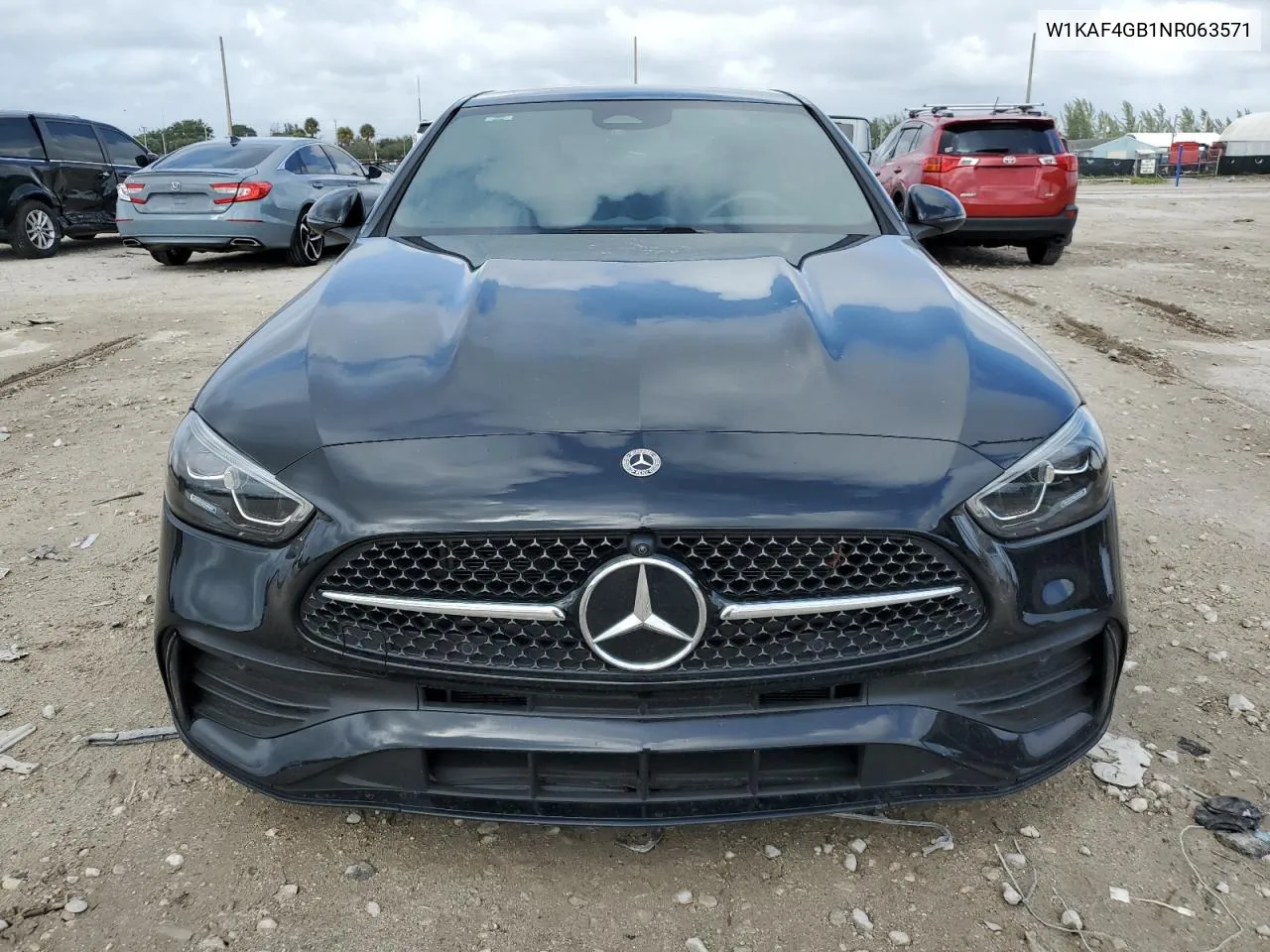 2022 Mercedes-Benz C 300 VIN: W1KAF4GB1NR063571 Lot: 75937614