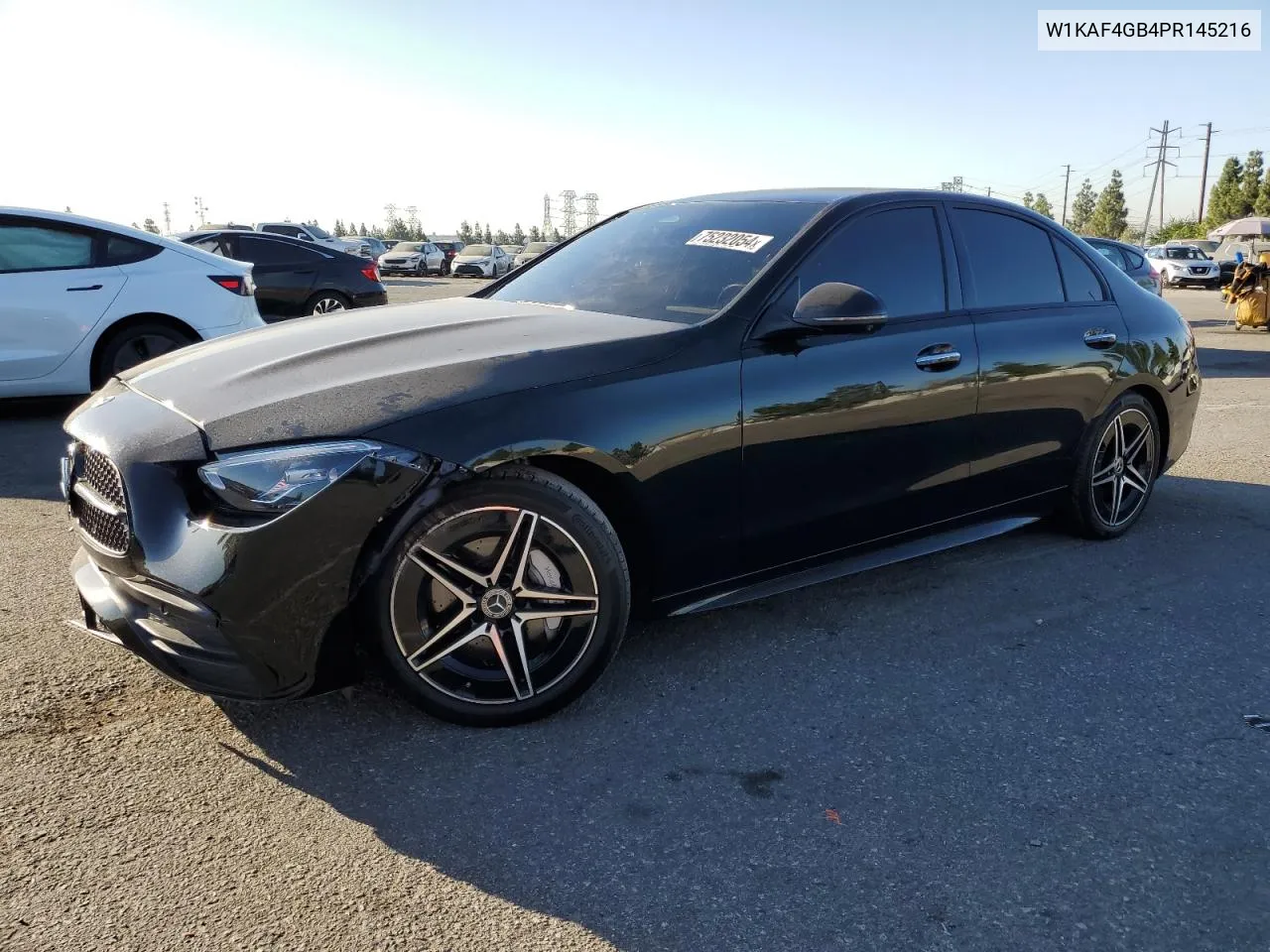 2023 Mercedes-Benz C 300 VIN: W1KAF4GB4PR145216 Lot: 75232054