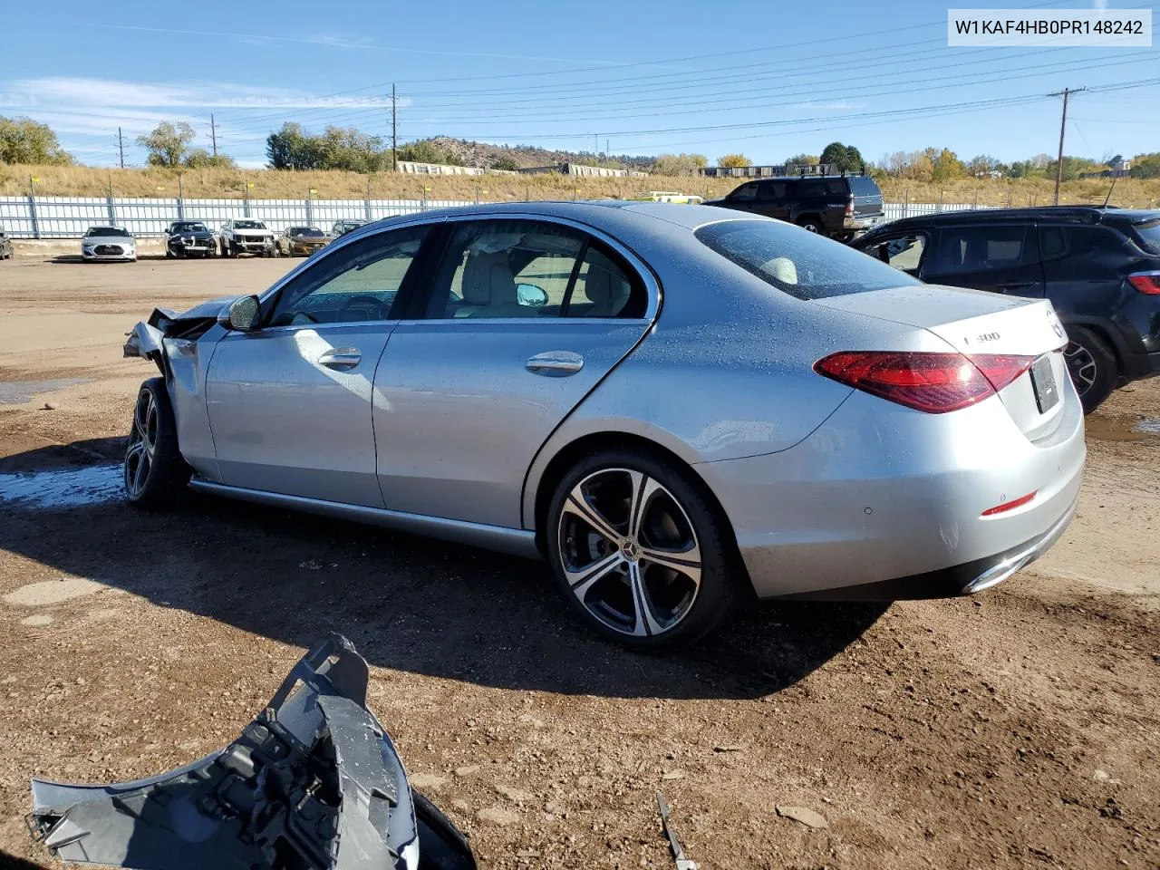 2023 Mercedes-Benz C 300 4Matic VIN: W1KAF4HB0PR148242 Lot: 78531074