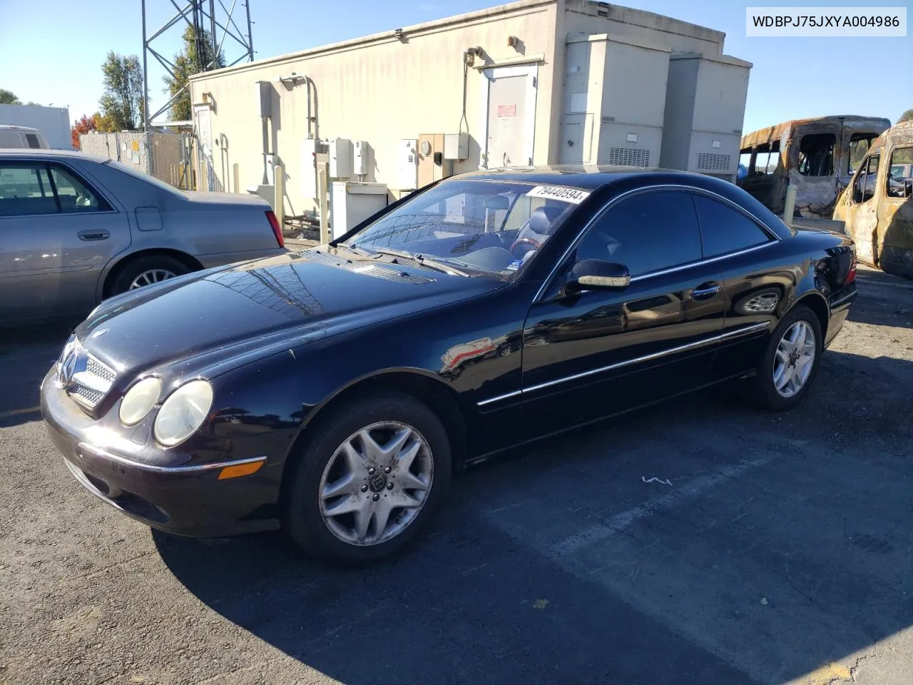 2000 Mercedes-Benz Cl 500 VIN: WDBPJ75JXYA004986 Lot: 79440594