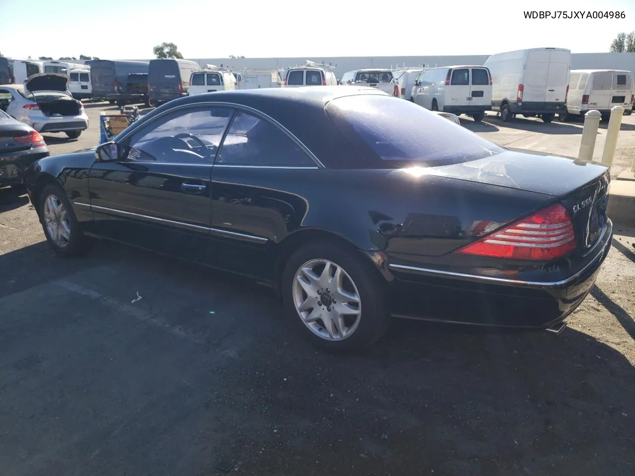 2000 Mercedes-Benz Cl 500 VIN: WDBPJ75JXYA004986 Lot: 79440594