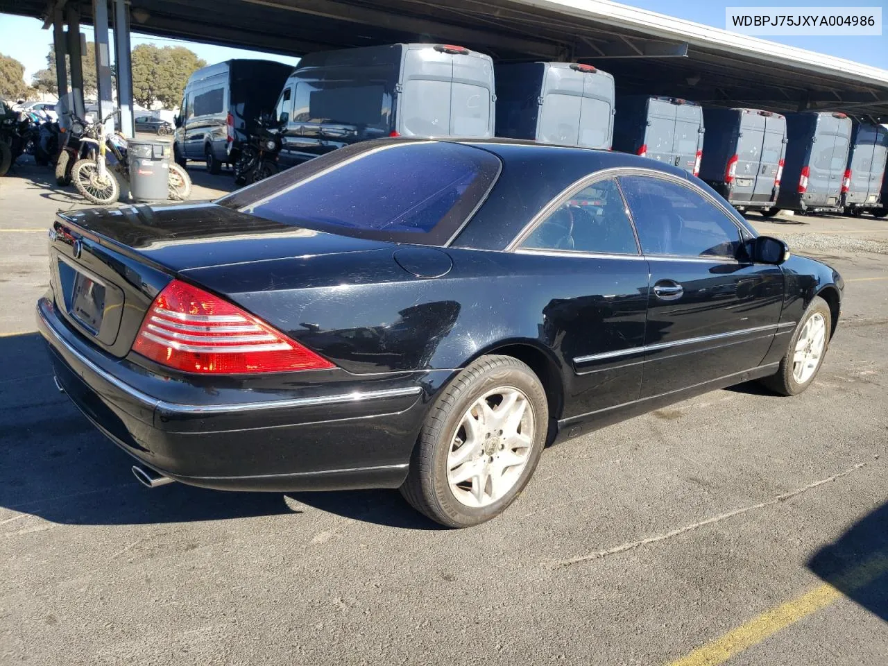 2000 Mercedes-Benz Cl 500 VIN: WDBPJ75JXYA004986 Lot: 79440594