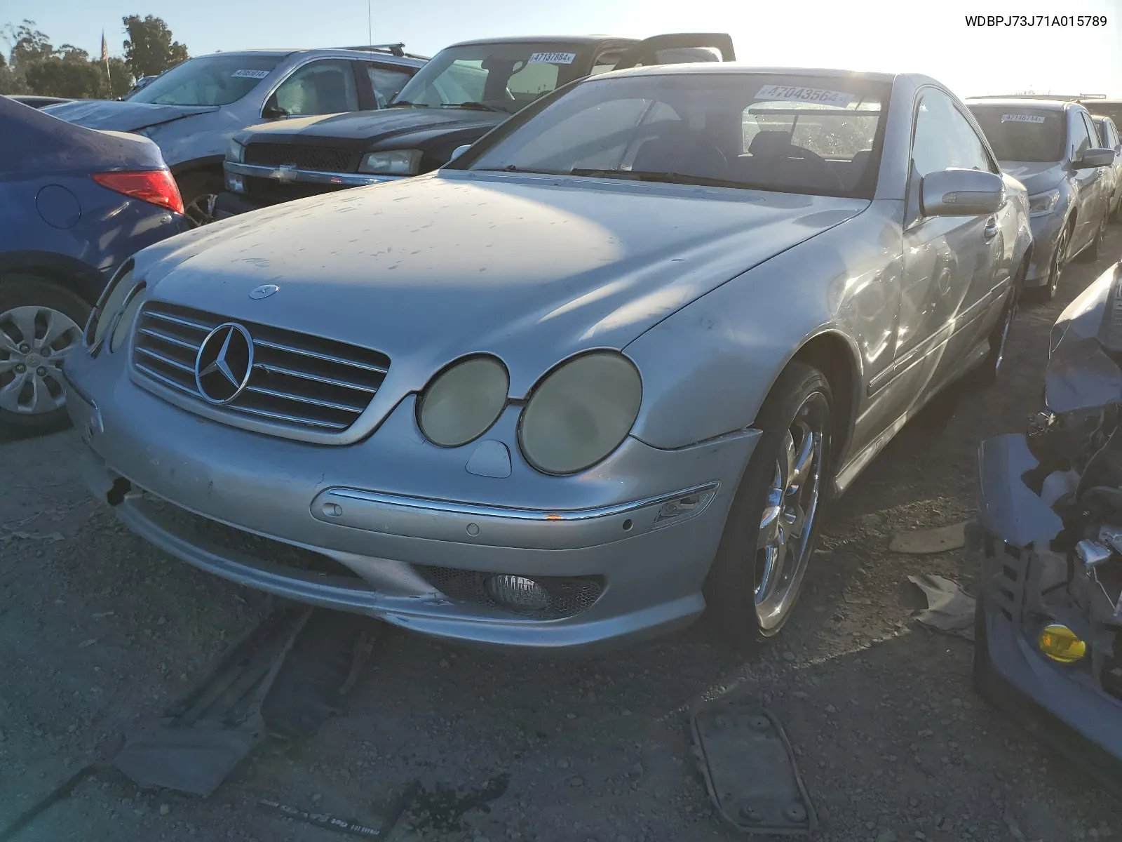 2001 Mercedes-Benz Cl 55 Amg VIN: WDBPJ73J71A015789 Lot: 47043564