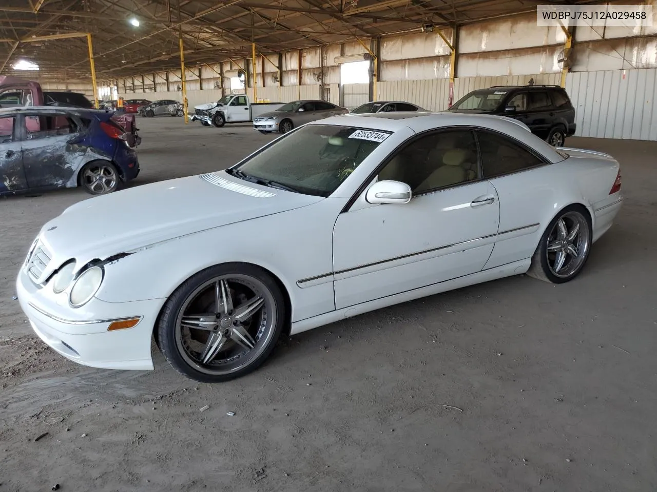 2002 Mercedes-Benz Cl 500 VIN: WDBPJ75J12A029458 Lot: 62533744