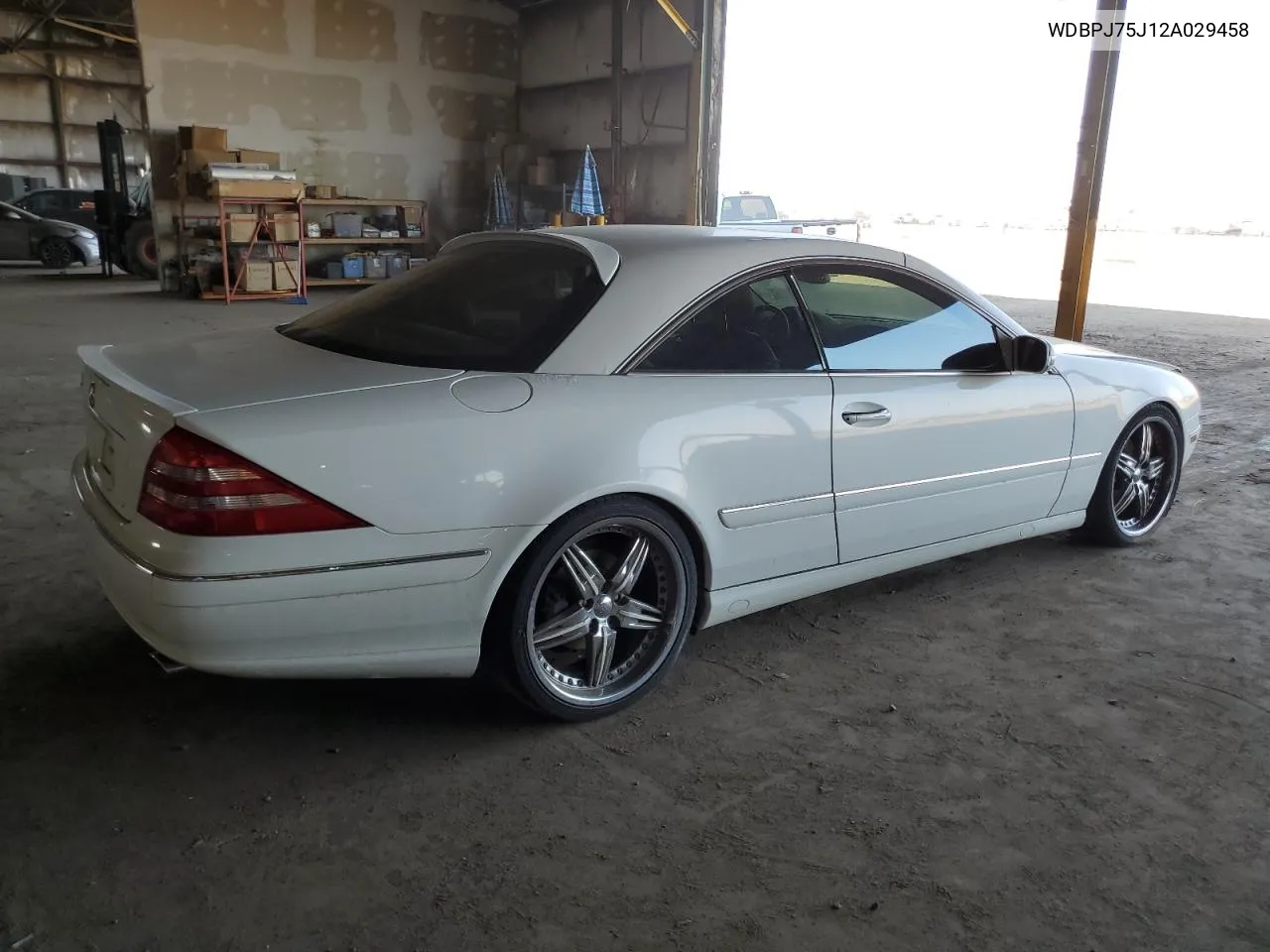 2002 Mercedes-Benz Cl 500 VIN: WDBPJ75J12A029458 Lot: 62533744