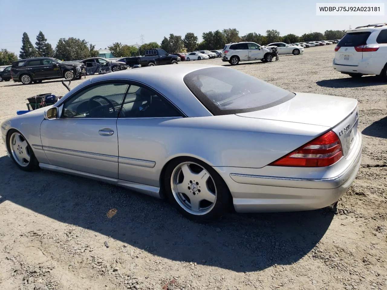 2002 Mercedes-Benz Cl 500 VIN: WDBPJ75J92A023181 Lot: 64319274