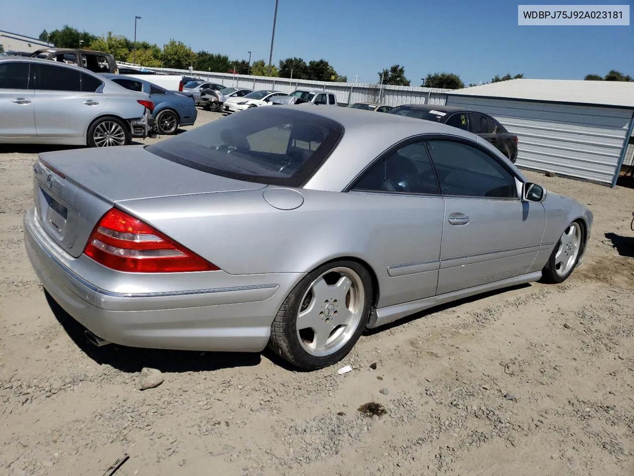 2002 Mercedes-Benz Cl 500 VIN: WDBPJ75J92A023181 Lot: 64319274