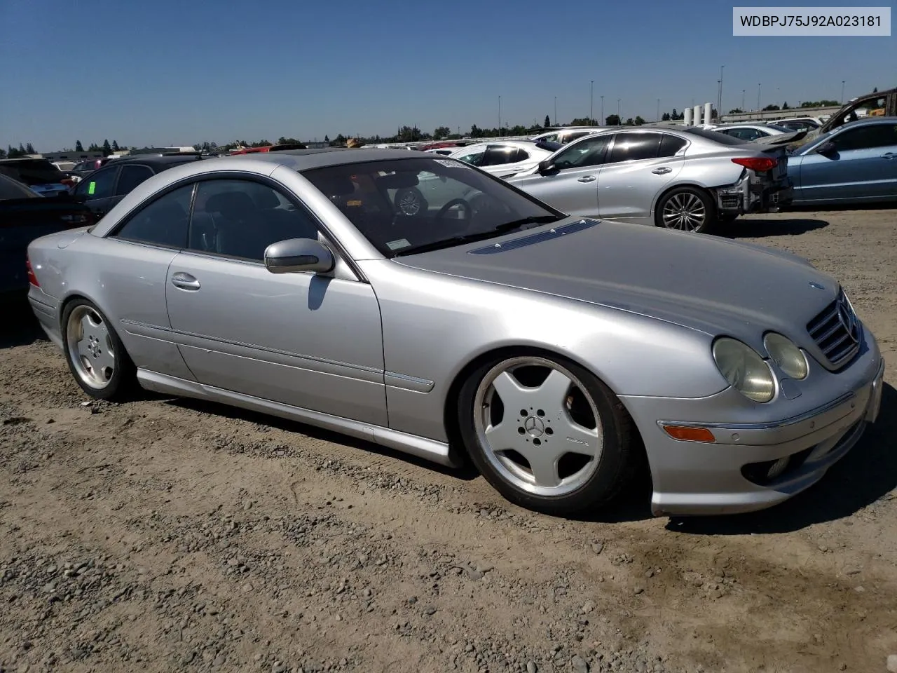 2002 Mercedes-Benz Cl 500 VIN: WDBPJ75J92A023181 Lot: 64319274