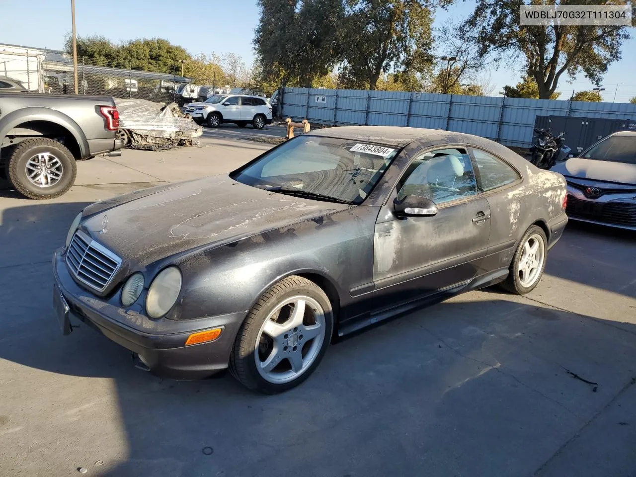 2002 Mercedes-Benz Clk 430 VIN: WDBLJ70G32T111304 Lot: 73843804